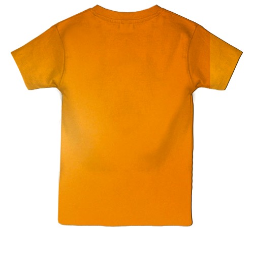 Детская 3D футболка Cat Quest heroes (вид сзади)