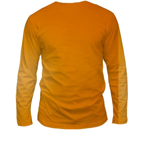 Мужской 3D лонгслив Cat Quest heroes (вид сзади)