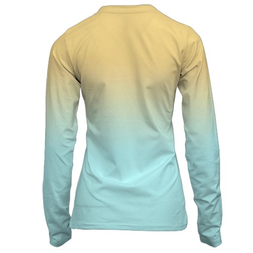 Жіночий 3D лонгслів CHUCHEL game (вид ззаду)