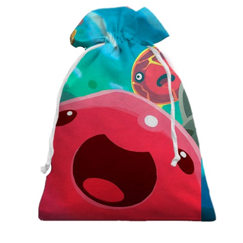 3D Подарочный мешочек Slime Rancher (вид сзади)