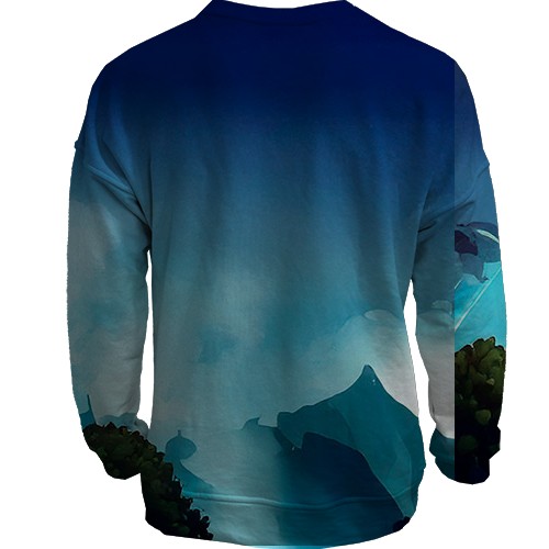 3D світшот Cat Quest (вид ззаду)