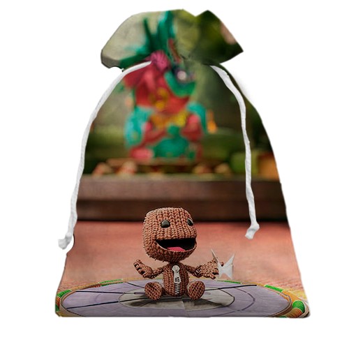 3D Подарочный мешочек Sackboy - A Big Adventure (вид спереди)