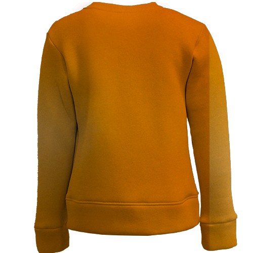 Детский 3D свитшот Cat Quest heroes (вид сзади)