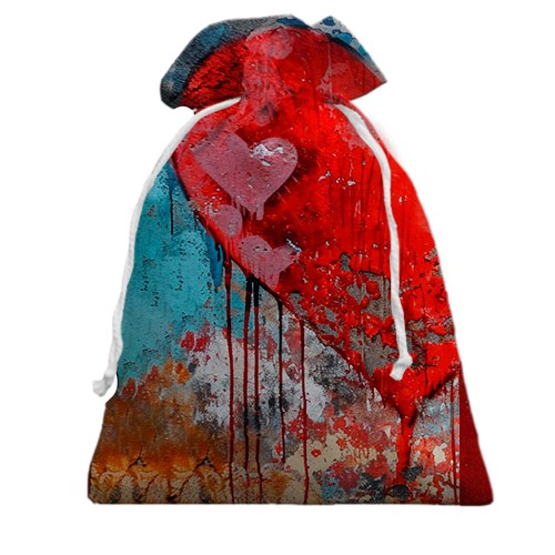 3D Подарочный мешочек Love couple, Romantic (вид сзади)