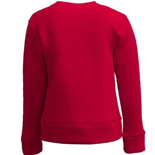 Детский 3D свитшот Olive Oyl - Popeye, Love hearts (вид сзади)