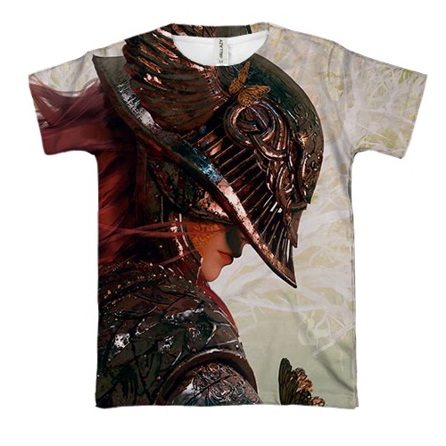 3D футболка Malenia - Elden Ring (вид спереди)
