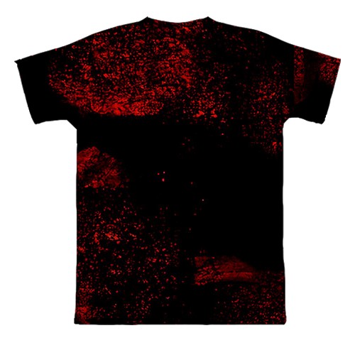 3D футболка Power x Dragon, red (вид ззаду)