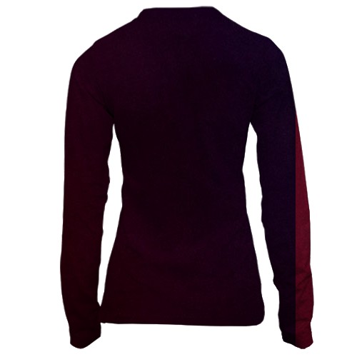 Женский 3D лонгслив Vi - LoL (Arcane) (вид сзади)