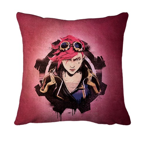 3D подушка Vi - LoL (Arcane) (вид спереду)