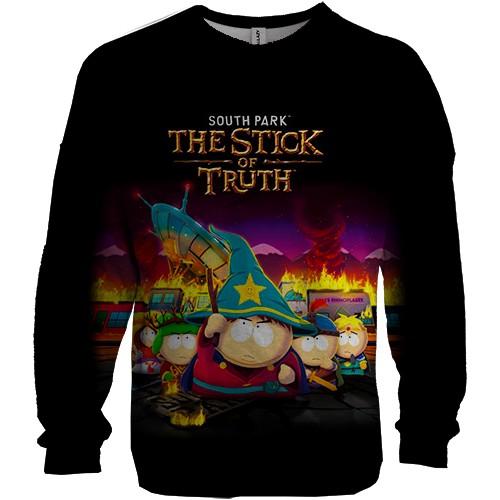 3D свитшот South Park - The Stick of Truth (вид спереди)