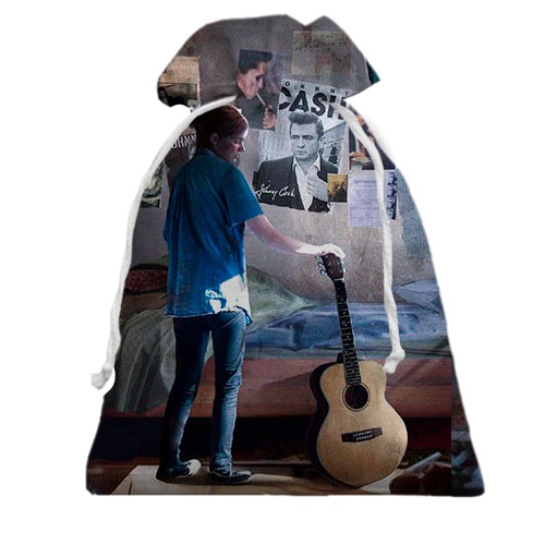 3D Подарунковий мішечок Еллі з гітарою - TLoU (вид ззаду)