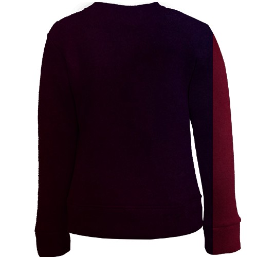 Детский 3D свитшот Vi - LoL (Arcane) (вид сзади)