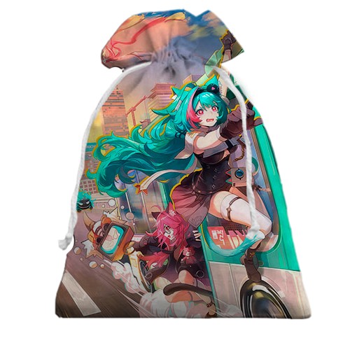 3D Подарочный мешочек NTE: Neverness to Everness (вид спереди)