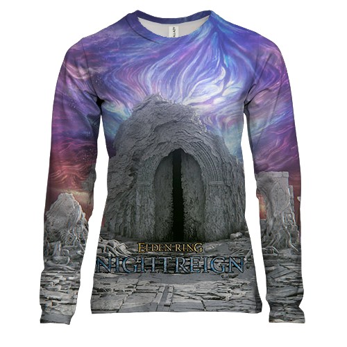Женский 3D лонгслив Elden Ring Nightreign (вид спереди)