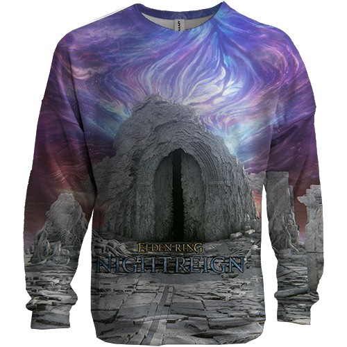 3D світшот Elden Ring Nightreign (вид спереду)