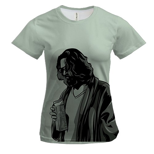 Женская 3D футболка The Big Lebowski (вид спереди)