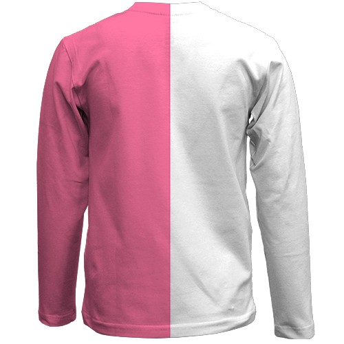 Детский 3D лонгслив Frieren pink (вид сзади)