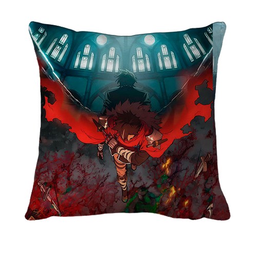 3D подушка Приговорённый быть героем (вид сзади)