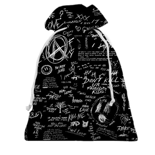 3D Подарунковий мішечок 02 - Милий у Франксі (вид ззаду)