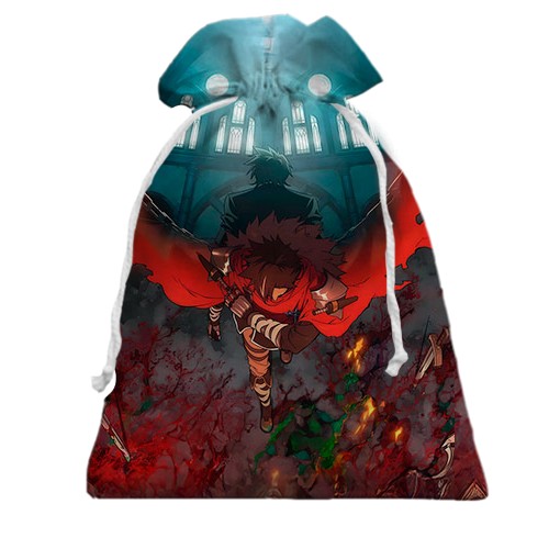 3D Подарунковий мішечок Засуджений бути героєм (вид ззаду)