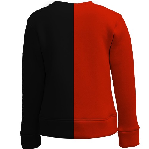 Дитячий 3D світшот Рей та Аска - Євангеліон (вид ззаду)