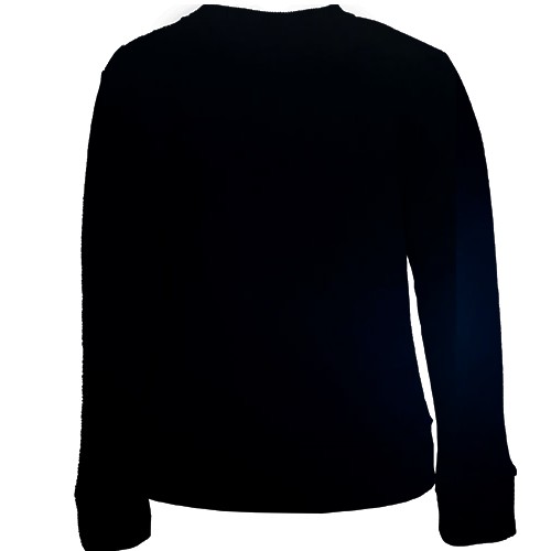 Детский 3D свитшот One Piece team, red (вид сзади)