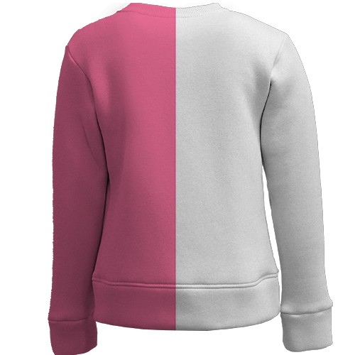 Дитячий 3D світшот Frieren pink (вид ззаду)