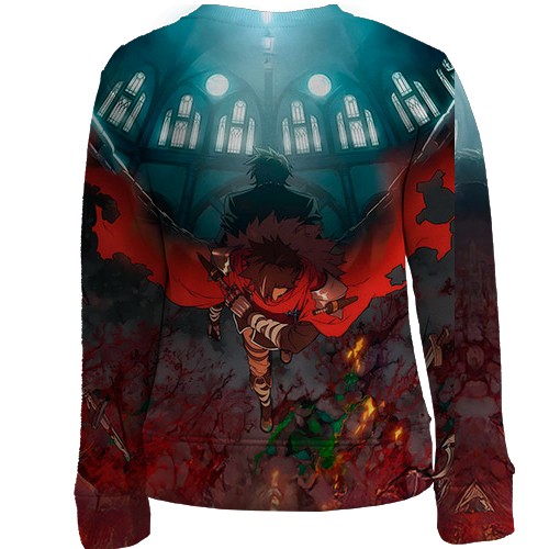 Дитячий 3D світшот Bleach - Kenpachi (вид ззаду)