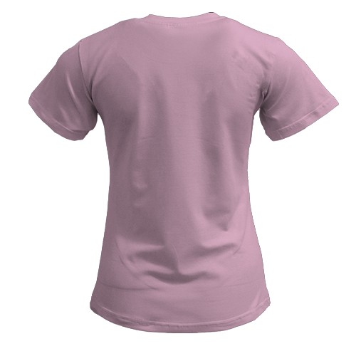 Женская 3D футболка Blackpink Heart (pink) (вид сзади)