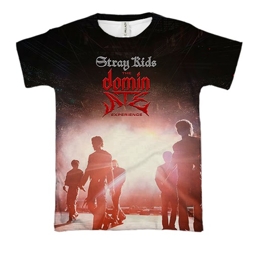 3D футболка Stray Kids - The dominATE experience (вид спереду)