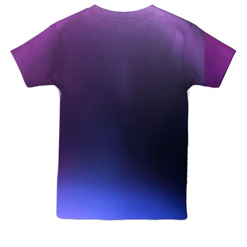 Детская 3D футболка Le Sserafim (вид сзади)