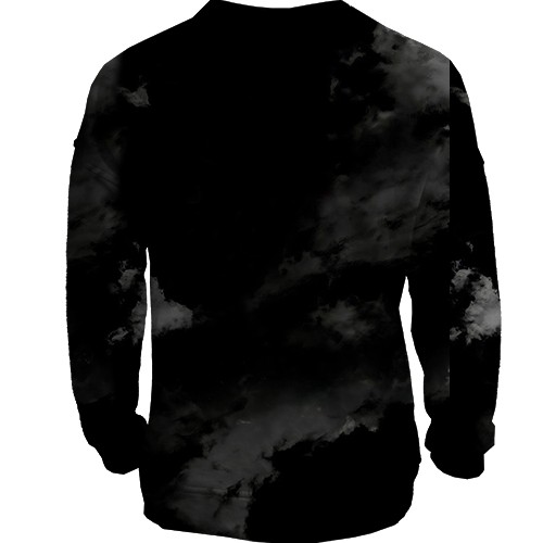 3D свитшот Stray Kids (ночное небо) (вид сзади)