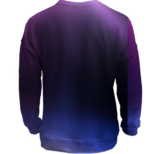 3D свитшот Le Sserafim (вид сзади)