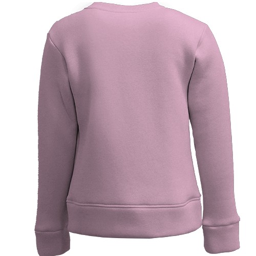 Детский 3D свитшот Blackpink Heart (pink) (вид сзади)