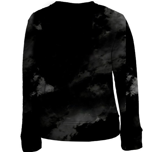 Детский 3D свитшот Stray Kids (ночное небо) (вид сзади)