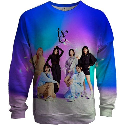 3D світшот IVE (K-pop) (вид спереду)