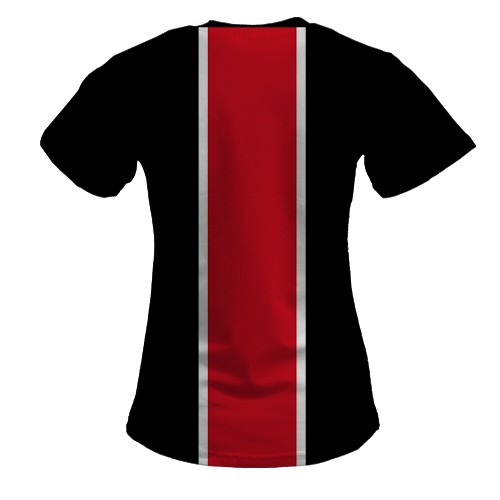 Жіноча 3D футболка N7 (Зі смугою) (вид ззаду)