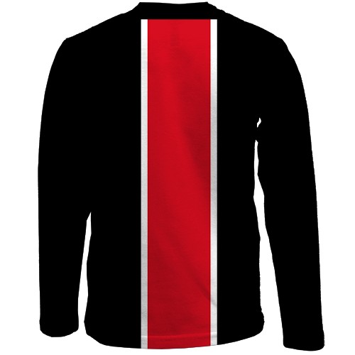 Дитячий 3D лонгслів N7 (Зі смугою) (вид ззаду)