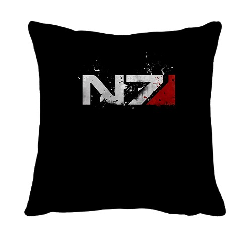 3D подушка N7 distressed (вид спереду)