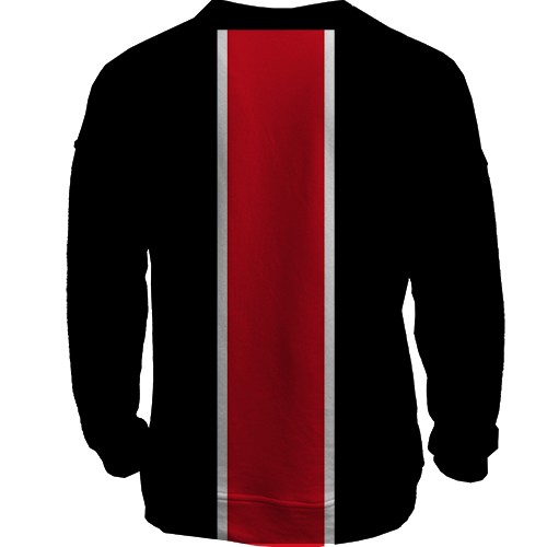 3D світшот N7 (Зі смугою) (вид ззаду)