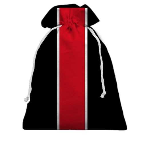 3D Подарунковий мішечок N7 (Зі смугою) (вид ззаду)