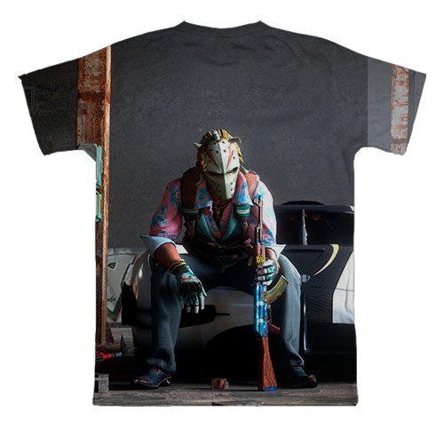 3D футболка CS2 - The Professionals (вид ззаду)