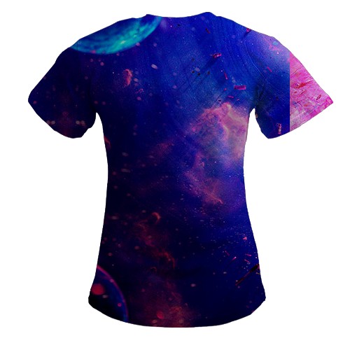 Жіноча 3D футболка CS2 - two sides (вид ззаду)