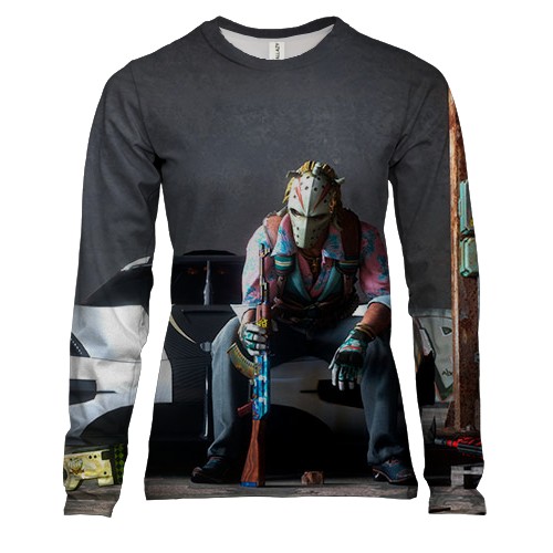 Жіночий 3D лонгслів CS2 - The Professionals (вид спереду)