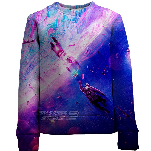 Дитячий 3D світшот CS2 - two sides (вид спереду)