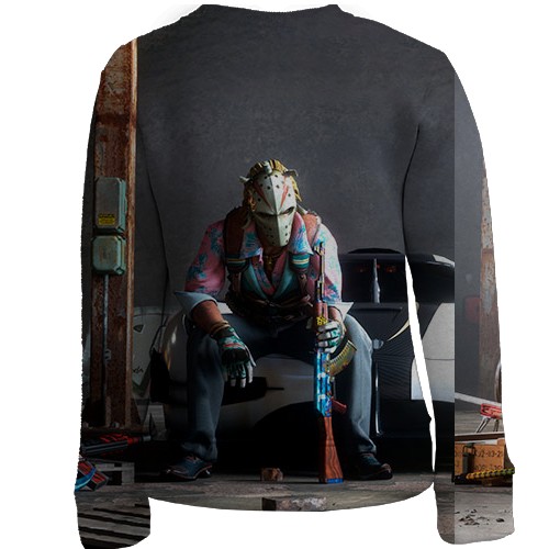 Детский 3D свитшот CS2 - The Professionals (вид сзади)