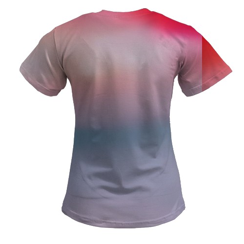 Женская 3D футболка GIRLSET (K-Pop) (вид сзади)