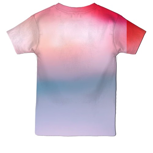 Дитяча 3D футболка GIRLSET (K-Pop) (вид ззаду)