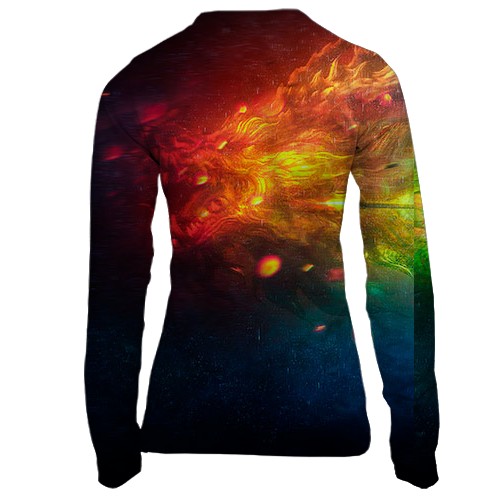 Жіночий 3D лонгслів CS2 Agent Sniper (вид ззаду)