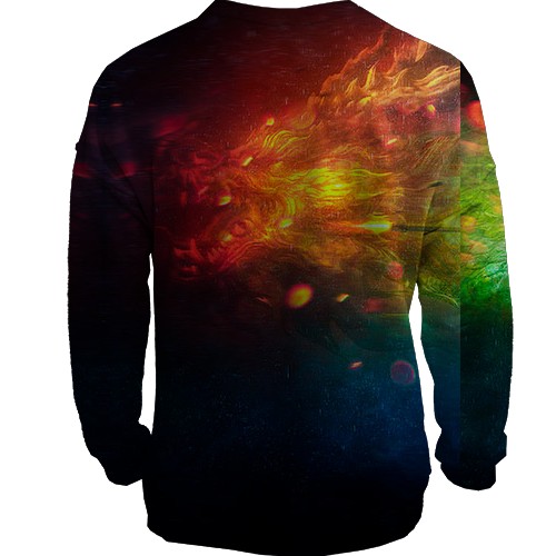 3D світшот CS2 Agent Sniper (вид ззаду)